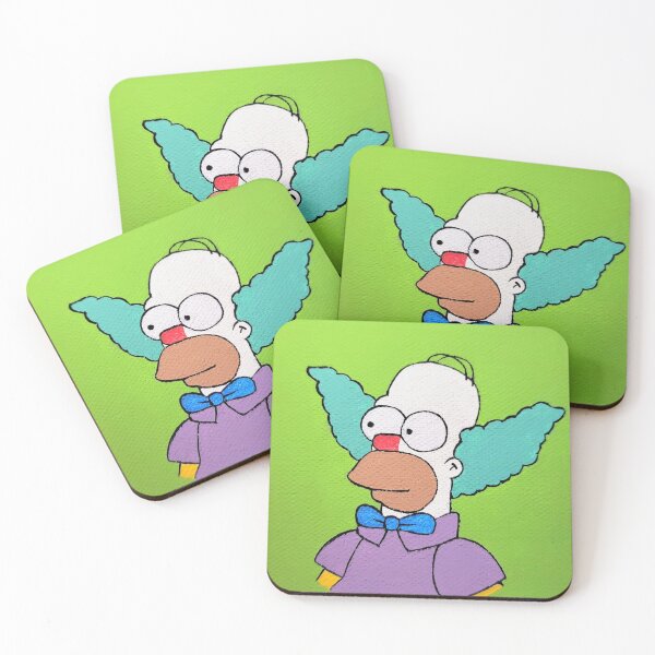Item preview, Homer Simpson as Krusty the Clown designed and sold by Baileypaints.