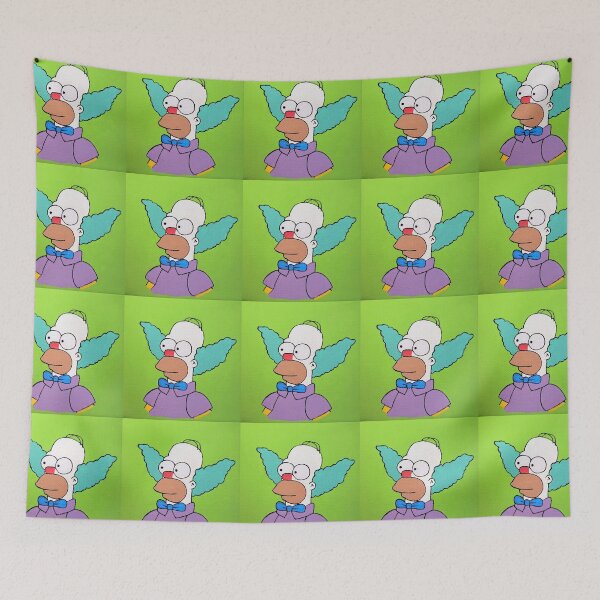 Item preview, Homer Simpson as Krusty the Clown designed and sold by Baileypaints.