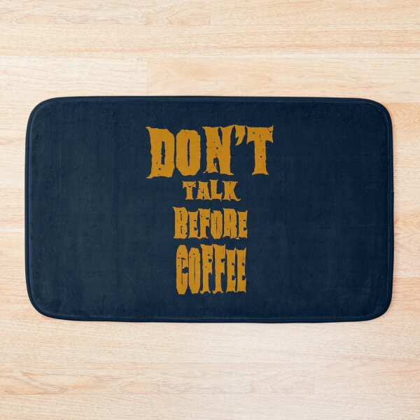Item preview, Don’t Talk Before Coffee Gold Edition Funny Minimal Coffee Lover Shirt designed and sold by AreKreative.