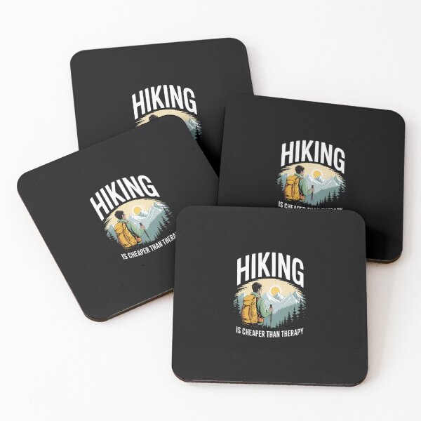 Item preview, Hiking Is Cheaper Than Therapys Nature Adventure Hiking designed and sold by orlodrake.