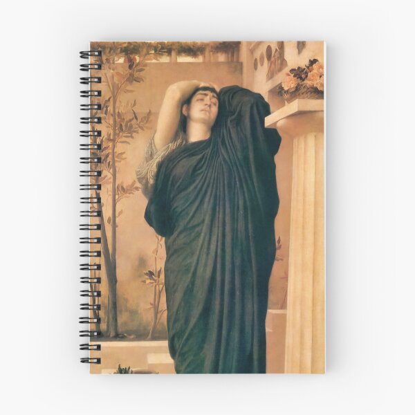 Item preview, Frederic Leighton: Electra at the Tomb of Agamemnon (1869) - Greek Tragedy Art designed and sold by stevepmp.