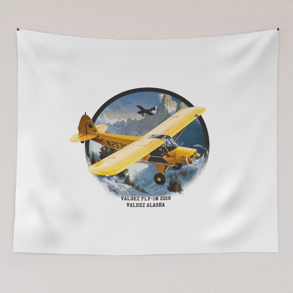 Item preview, Vintage Bush Plane Adventure – Valdez Alaska Fly-In 2019 Retro Aviation T-Shirt designed and sold by RAMZI BEZZOUDJI.
