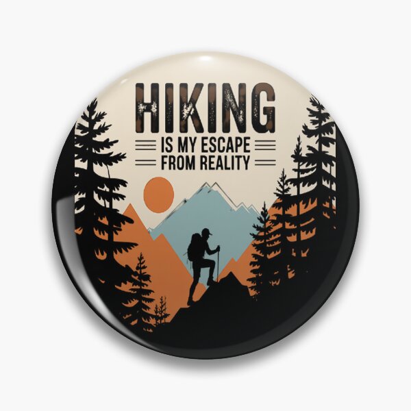 Item preview, Hiking is My Escape From Reality Nature Hiking designed and sold by orlodrake.
