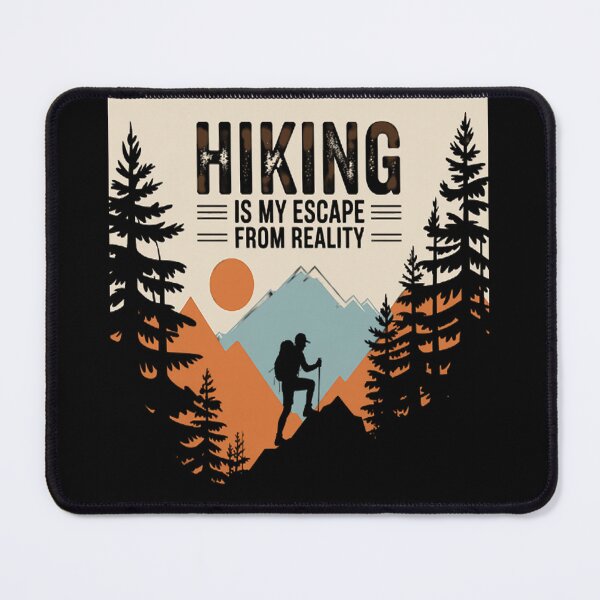Item preview, Hiking is My Escape From Reality Nature Hiking designed and sold by orlodrake.