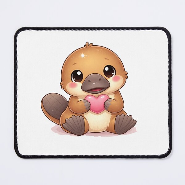 Item preview, Kawaii Platypus Cute Cartoon Animal Sticker for Kids & Animal Lovers designed and sold by RickE.