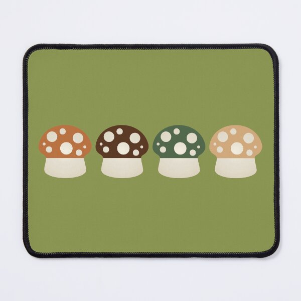 Item preview, Neutral Retro Mushroom Quartet designed and sold by nickiwrld.
