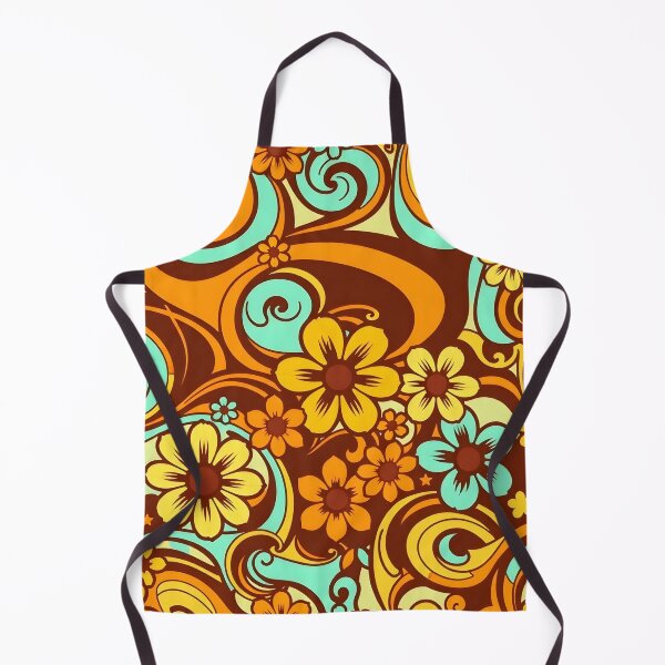 Item preview, Retro 70s Floral Pattern | Groovy Vintage Flowers designed and sold by Good Vibes .