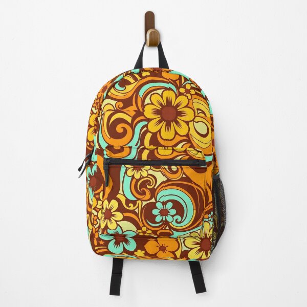 Item preview, Retro 70s Floral Pattern | Groovy Vintage Flowers designed and sold by Good Vibes .