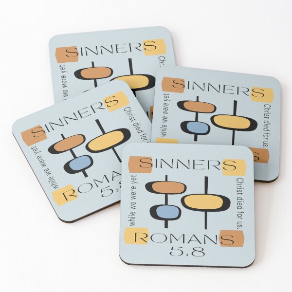 Item preview, Romans 5:8 Mid-Century Decor designed and sold by ChristCentered.