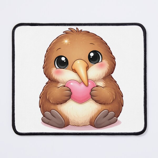 Item preview, Kawaii Kiwi Bird Cute Cartoon Animal Sticker for Kids & Bird Lovers designed and sold by RickE.