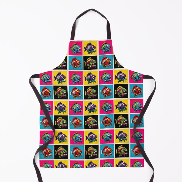 Item preview, Vibrant X-Eyed Monster Fish Pop Art designed and sold by TshirtsOnline-.