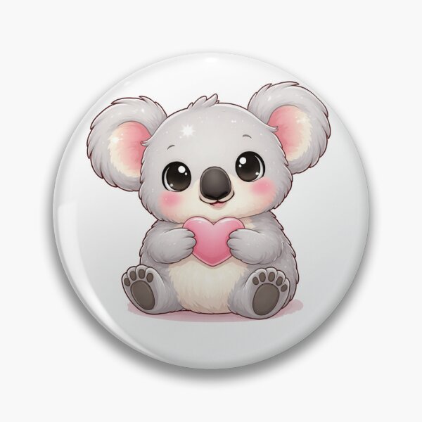 Item preview, Kawaii Koala Cute Cartoon Animal Sticker for Kids & Animal Lovers designed and sold by RickE.