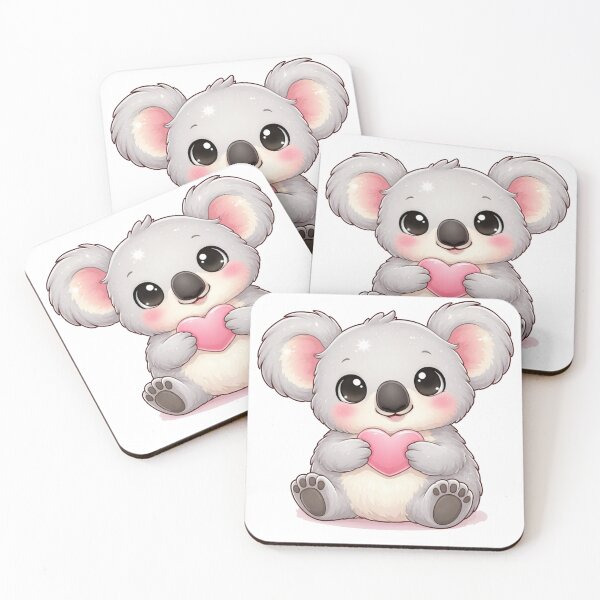 Item preview, Kawaii Koala Cute Cartoon Animal Sticker for Kids & Animal Lovers designed and sold by RickE.