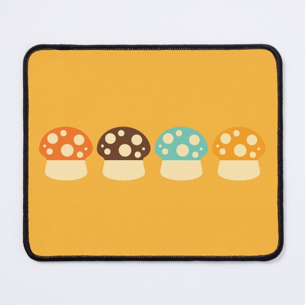Item preview, 70s Retro Mushroom Quartet designed and sold by nickiwrld.