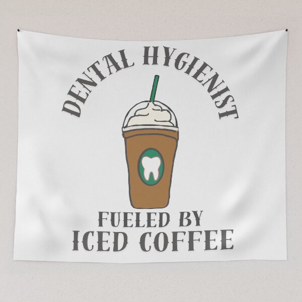 Item preview, Dental hygienist fueled by coffee  designed and sold by TaraPen.