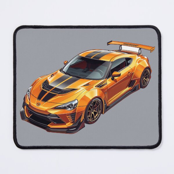 Item preview, “Orange Fury: High-Performance Machine” designed and sold by Knightofartx25.