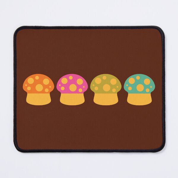 Item preview, Funky Retro Mushroom Quartet designed and sold by nickiwrld.