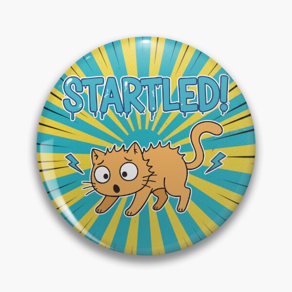 Item preview, STARTLED! Orange Cat Cartoon designed and sold by Taridesign.