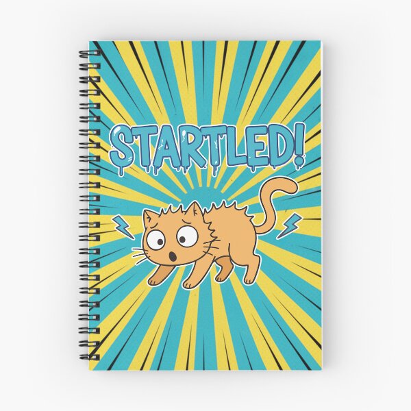 Item preview, STARTLED! Orange Cat Cartoon designed and sold by Taridesign.
