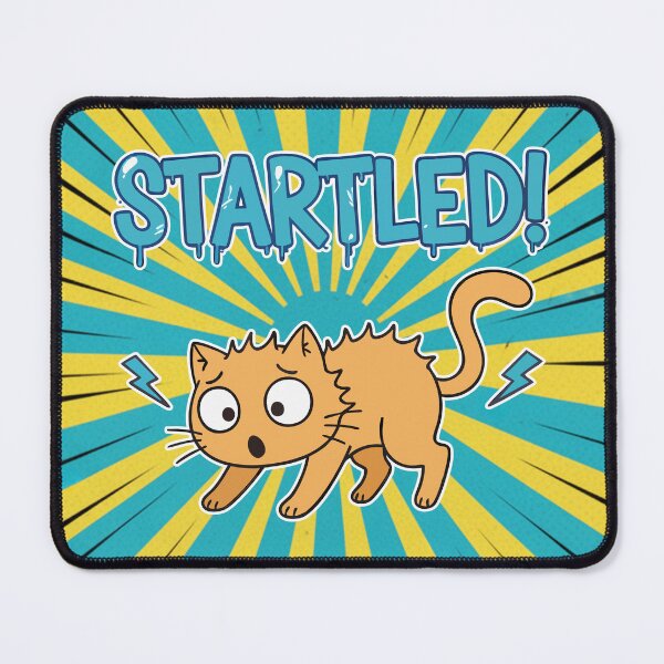 Item preview, STARTLED! Orange Cat Cartoon designed and sold by Taridesign.
