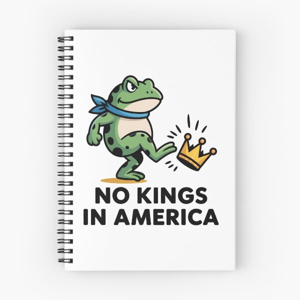 Item preview, No Kings In America Frogs Against Fascism designed and sold by Eh Plus Designs.