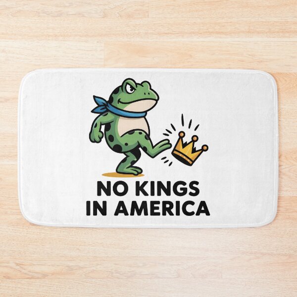 Item preview, No Kings In America Frogs Against Fascism designed and sold by Eh Plus Designs.