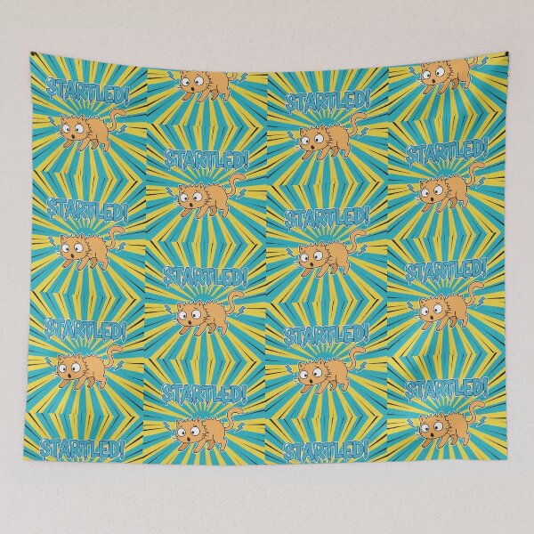 Item preview, STARTLED! Orange Cat Cartoon designed and sold by Taridesign.