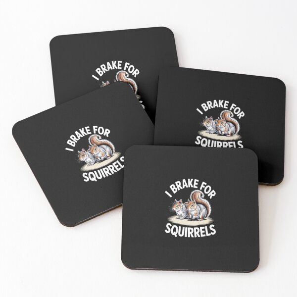 Item preview, I Brake for Squirrels Squirrel designed and sold by orlodrake.
