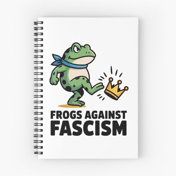 Item preview, Frogs Against Fascism No Kings In America  designed and sold by Eh Plus Designs.