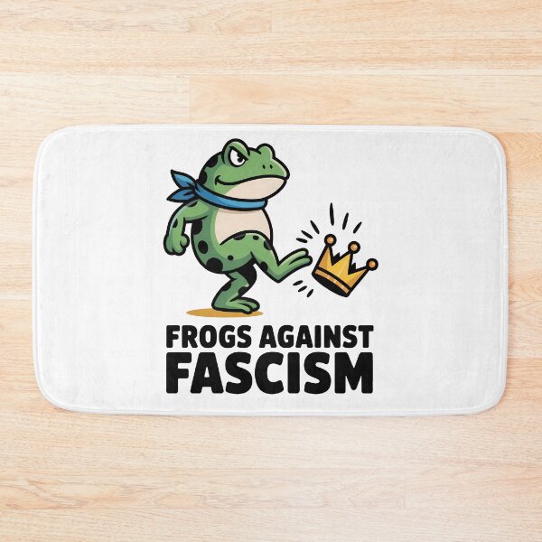 Item preview, Frogs Against Fascism No Kings In America  designed and sold by Eh Plus Designs.