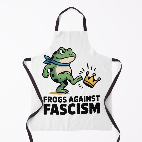 Item preview, Frogs Against Fascism No Kings In America designed and sold by Eh Plus Designs.