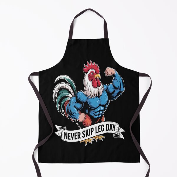 Item preview, Never Skip Leg Day Gym Workout - Chicken designed and sold by orlodrake.