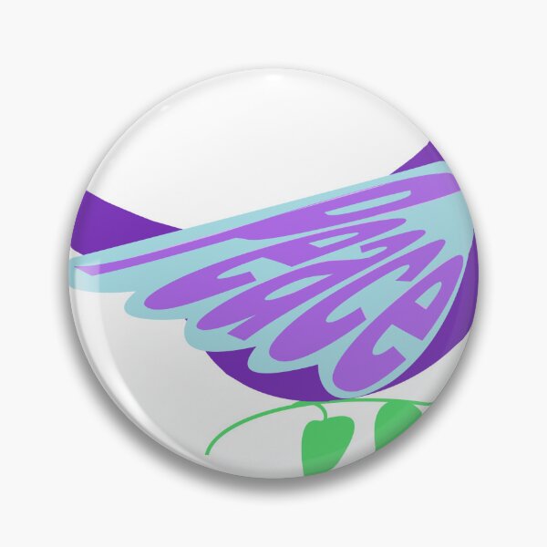 Item preview, Peace Dove- Whimsical Purple Dove with Blue Wings designed and sold by THREE UNDER THE BRIDGE.