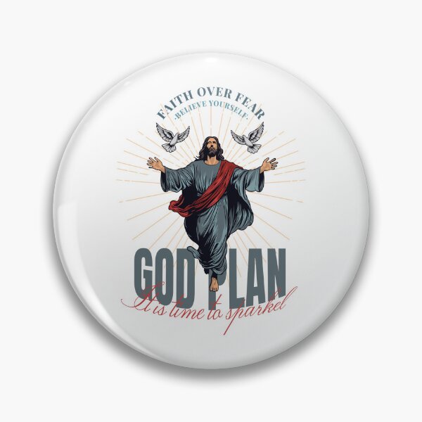 Item preview, Faith Over Fear Believe Yourself God Plan Jesus designed and sold by CartoonGang.