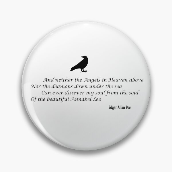 Item preview, Annabel Lee Poem Quote from Edgar Alan Poe designed and sold by Ink&Iron.