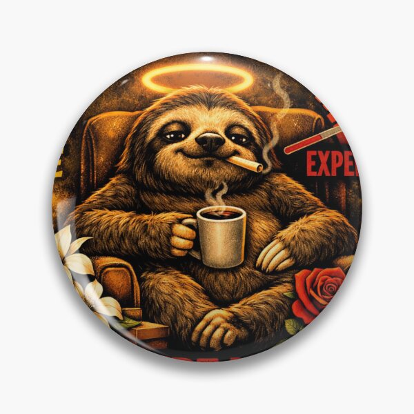 Item preview, Sarcasm Level: Expert Mode – Sloth Humor Graphic designed and sold by MimisCornerCo.