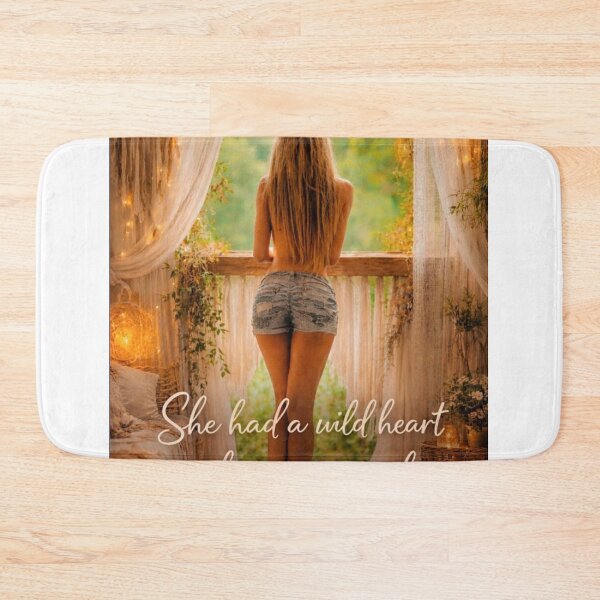 Item preview, Wild Heart Gypsy Soul – Boho Cottagecore Aesthetic Quote Art designed and sold by SoulInspiredStudios.