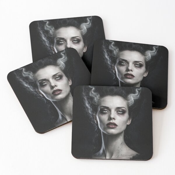 Item preview, Gothic Bride of Frankenstein: Haunting Portrait designed and sold by Endthedisease.