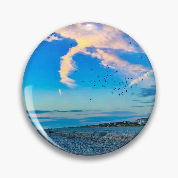 Item preview, Birds in Flight at Sunrise – Coastal Beach Sky Photography designed and sold by aadventures.