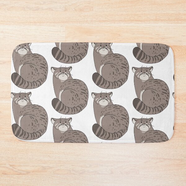 Item preview, Cute Pallas's Cat | Simple Kids Animal Illustration | Fluffy Wild Cat Art designed and sold by AnryMary.