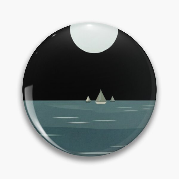 Item preview, Minimalist Midnight Sage Seascape designed and sold by Artful Expression .