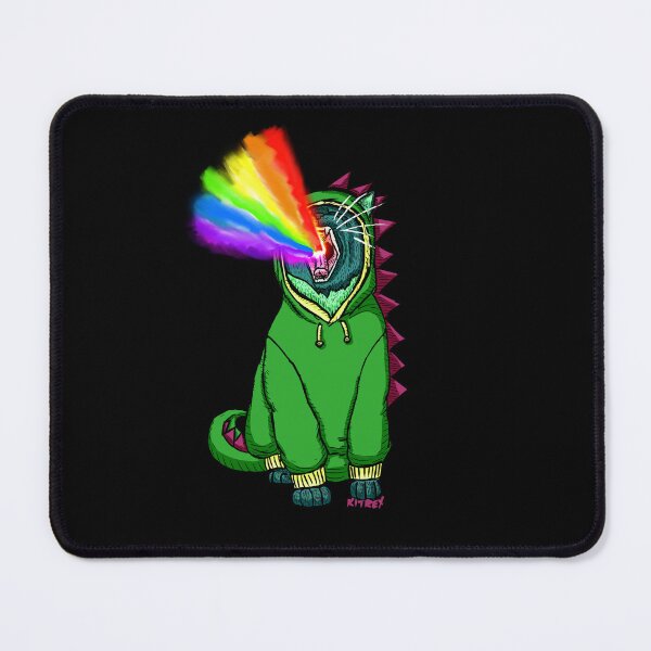 Item preview, Angry Rainbow Pride Lizard Cat! designed and sold by Kit Rex.