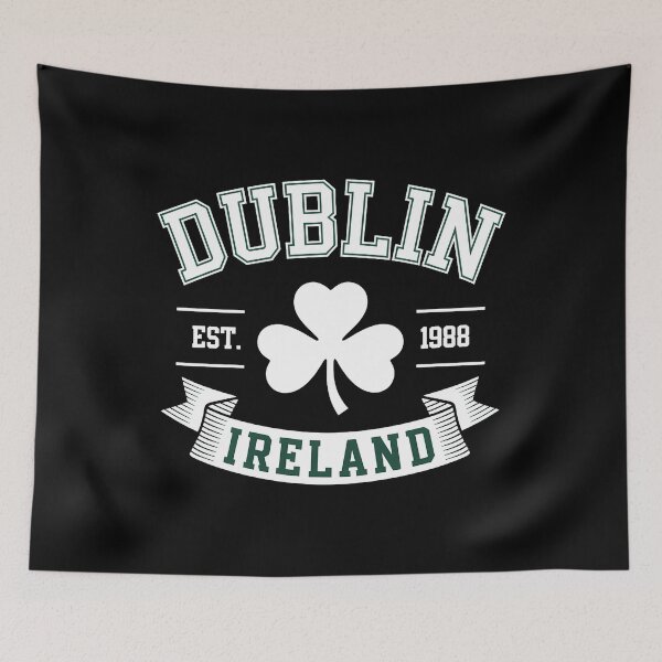 Item preview, Dublin Ireland Shamrock Irish St. Patricks Day Dark Green designed and sold by TyraYoung.