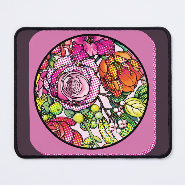 Item preview, Pop and Op art of Vibrant Garden designed and sold by cremedecolor.