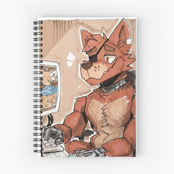Item preview, Foxy The Pirate Fox Gaming Desk Job designed and sold by KaMow.
