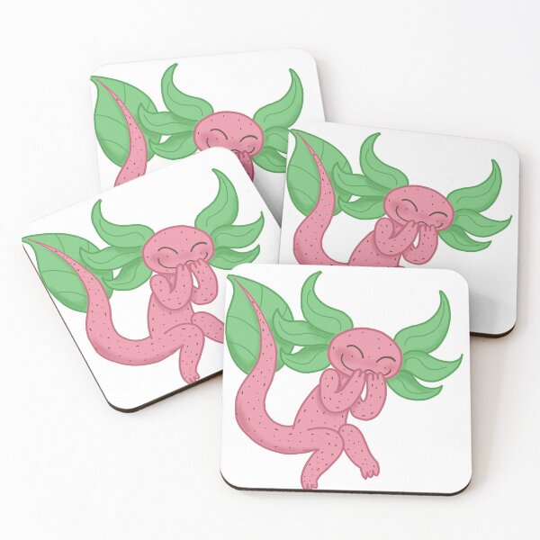 Item preview, Silly Strawberry Axolotl designed and sold by Lane-P-Art.