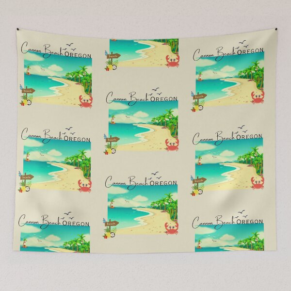 Item preview, Beach Crab Scene – Cannon Beach OR Shirt | Coastal Vacation Beach Vibes designed and sold by DonnaRaine.