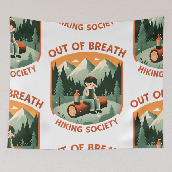Item preview, Out of Breath Hiking Society designed and sold by nhk999.