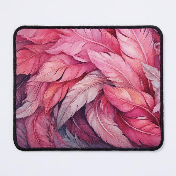 Item preview, Pretty Pastel pink fearhers, blush pink soft delicate feathery background wallpaper, watercolor painting abstract, pink tones designed and sold by navitalidesign.