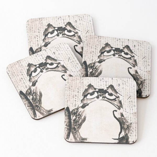 Item preview, Vintage Art Japanese Frog Illustration designed and sold by UBU-space.